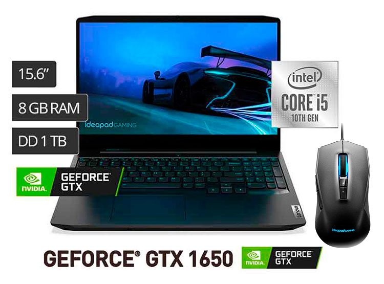 Laptop gamer lenovo ideapad l340 15.6 pulgadas intel core i5 8 gb online ram 1tb disco duro nvidia geforce gtx1050